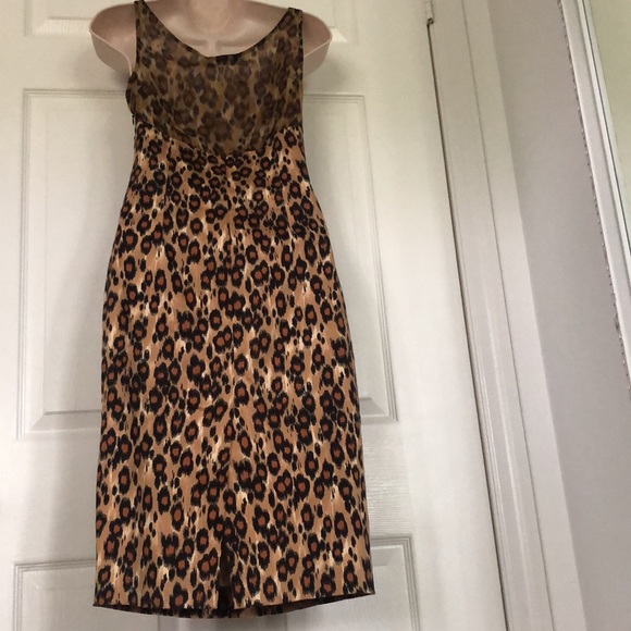 Moschino medium length leopard dress size 6 US - Picture 2 of 8